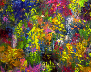 bloemen, kleurrijk, natuur, abstract